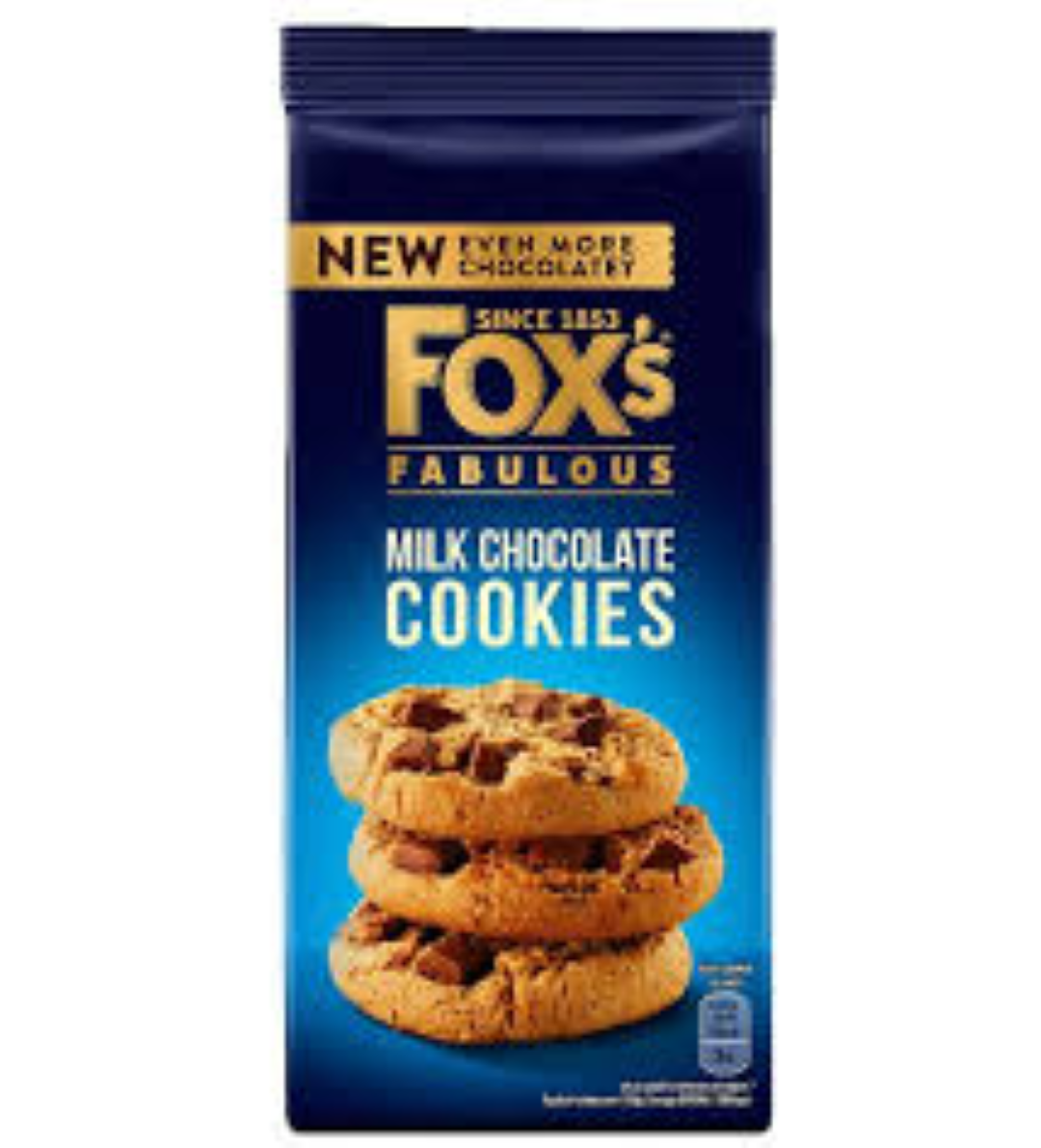 FOXS MILK CHOC CHUNKIE COOKIE 180G